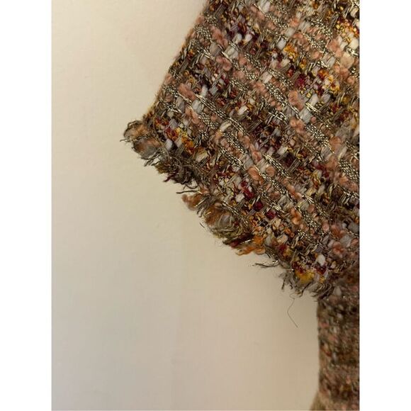 Lafayette 148 Earth Tone Plaid Tweed Blazer 16 - Picture 4 of 8